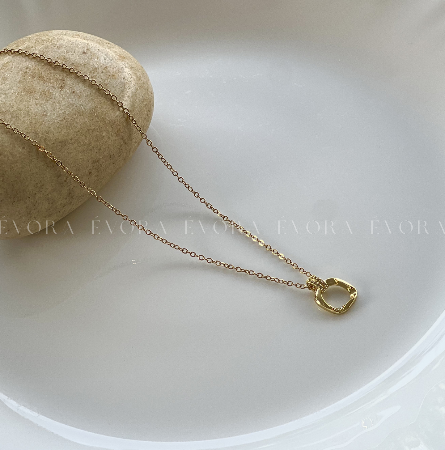 Chic Bow Knot Pendant – 18K Gold Plated, Acrylic & Zircon Accents